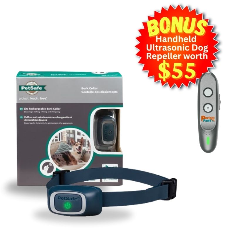 New PetSafe Lite Rechargeable Bark Collar PBC1716447 for Tiny Dogs